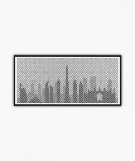 Buy Dubai Skyline Metal Wall Art Online